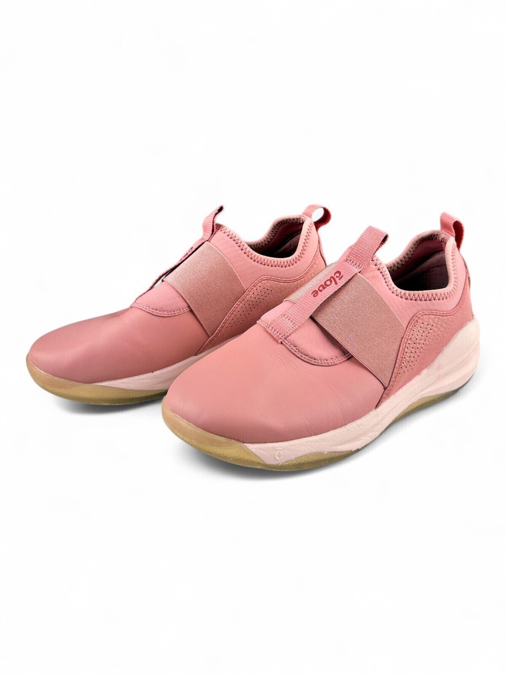 Clove Pink Slip-On Elastic Strap Sneakers Womens Size 8 CL019